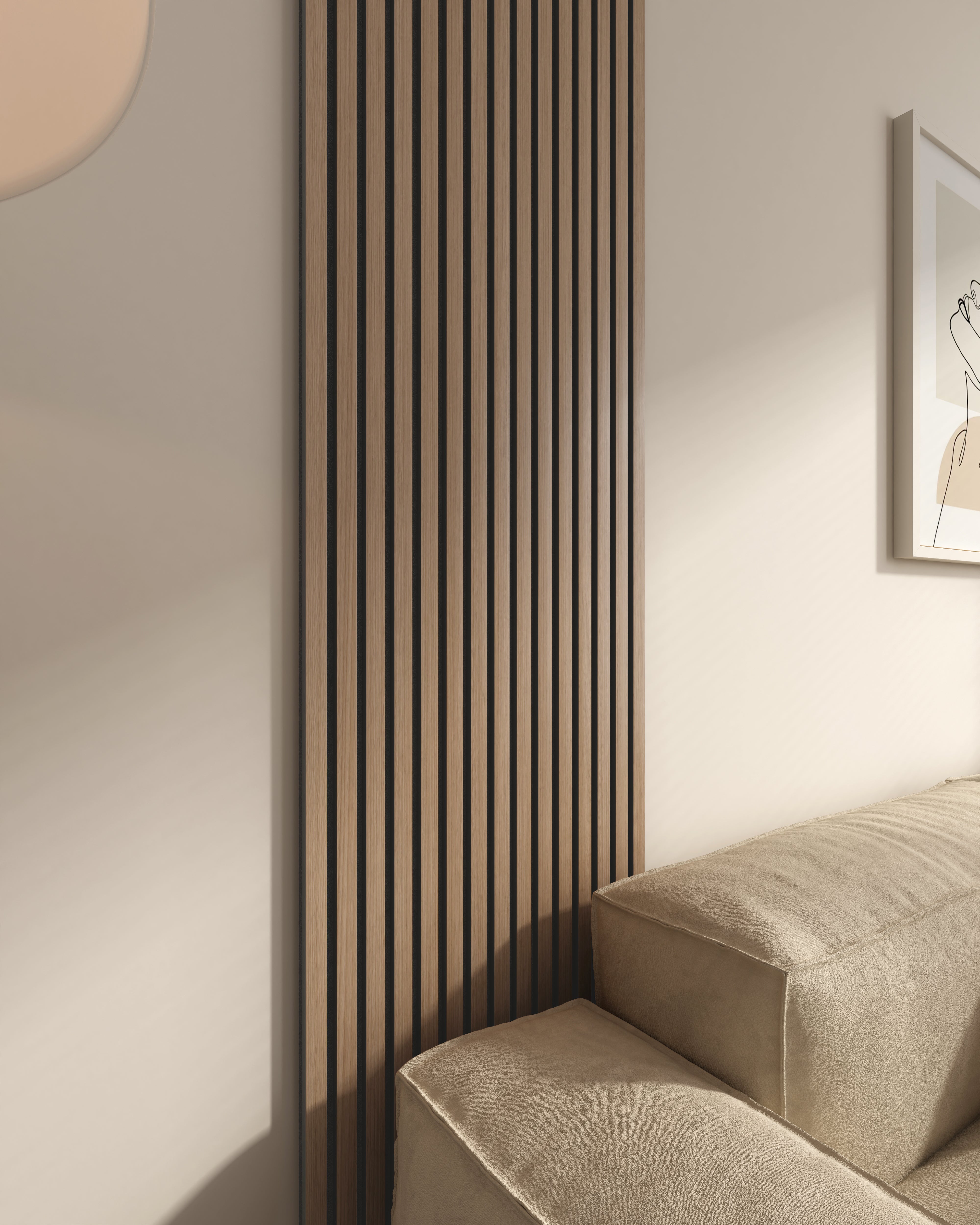 Smoked Oak Premium Acoustic Wall Panel