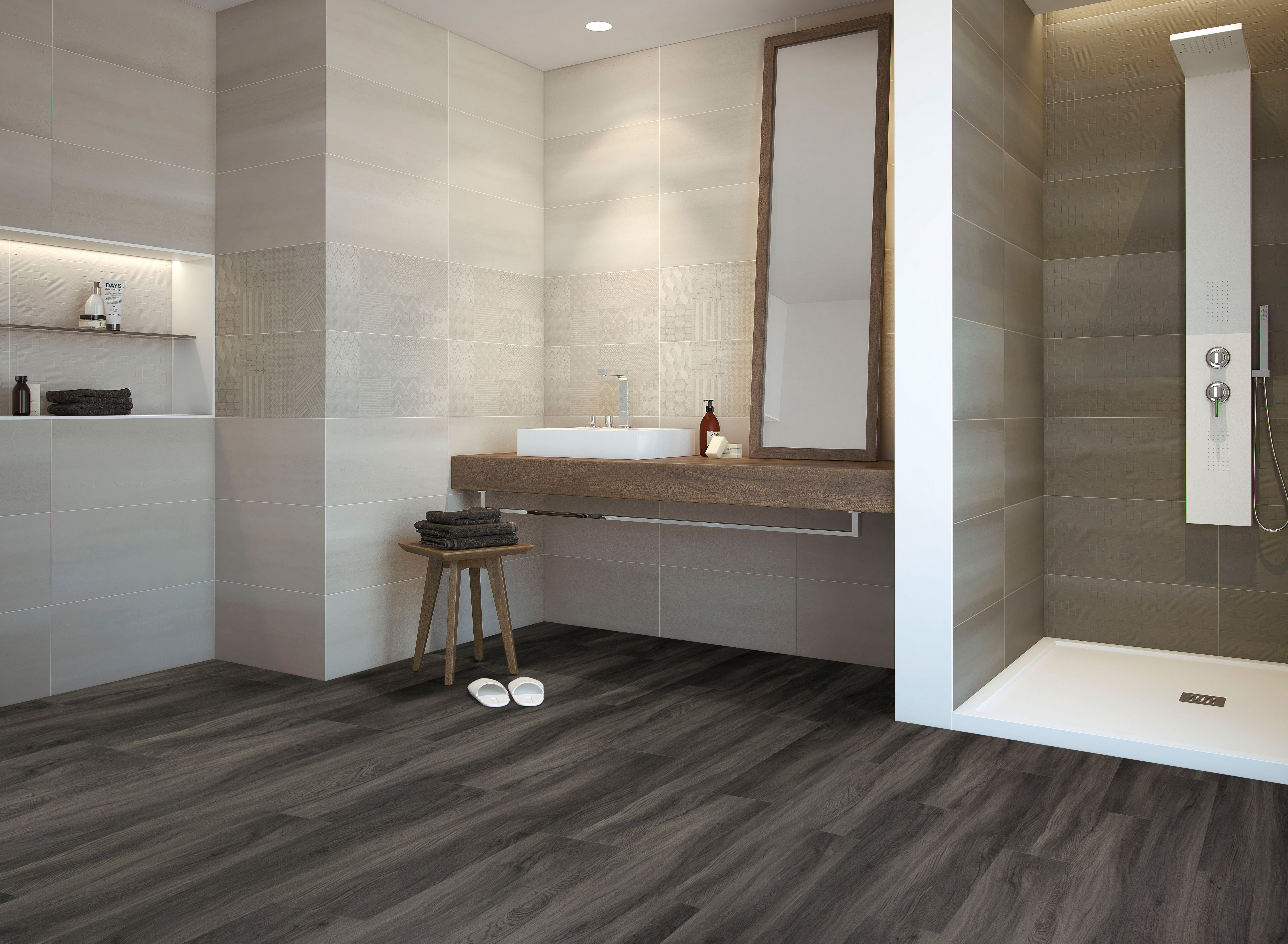 Shadow Grey Chene Rigid Click Vinyl SPC Plank Flooring - 5.0mm